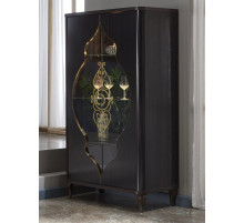 Шкаф витрина 2-х дверная Легенда LEGN-13 венге