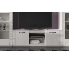 Тумба под телевизор для гостиной Элана, цвет Бодега белая