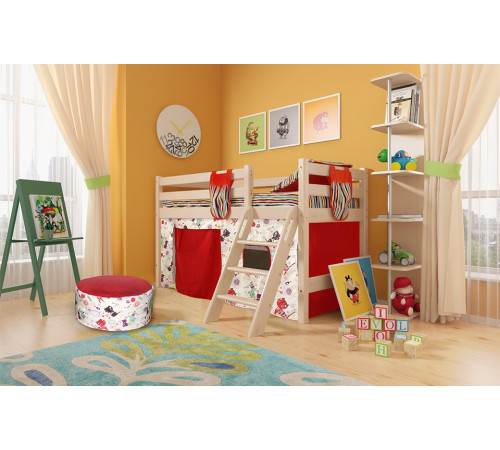 Детская кровать-чердак Соня Вариант-12 Детская кровать-чердак Соня Вариант-12