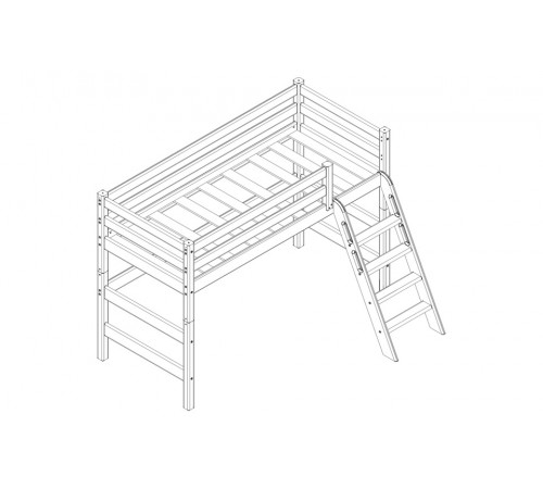 Детская кровать-чердак Соня Вариант-6 Детская кровать-чердак Соня Вариант-6