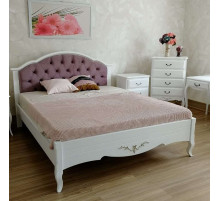 Двуспальная кровать Флоренция MUR-112-01/1 с каретной стяжкой Двуспальная кровать Флоренция MUR-112-01/1 с каретной стяжкой