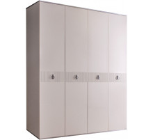 Четырехстворчатый шкаф для одежды Rimini Solo РМШ2/4 (s) (слоновая кость)