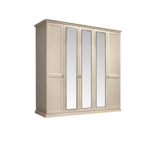 Пятистворчатый шкаф для одежды с зеркалом Венеция ВНШ1/5 (дуб седан)